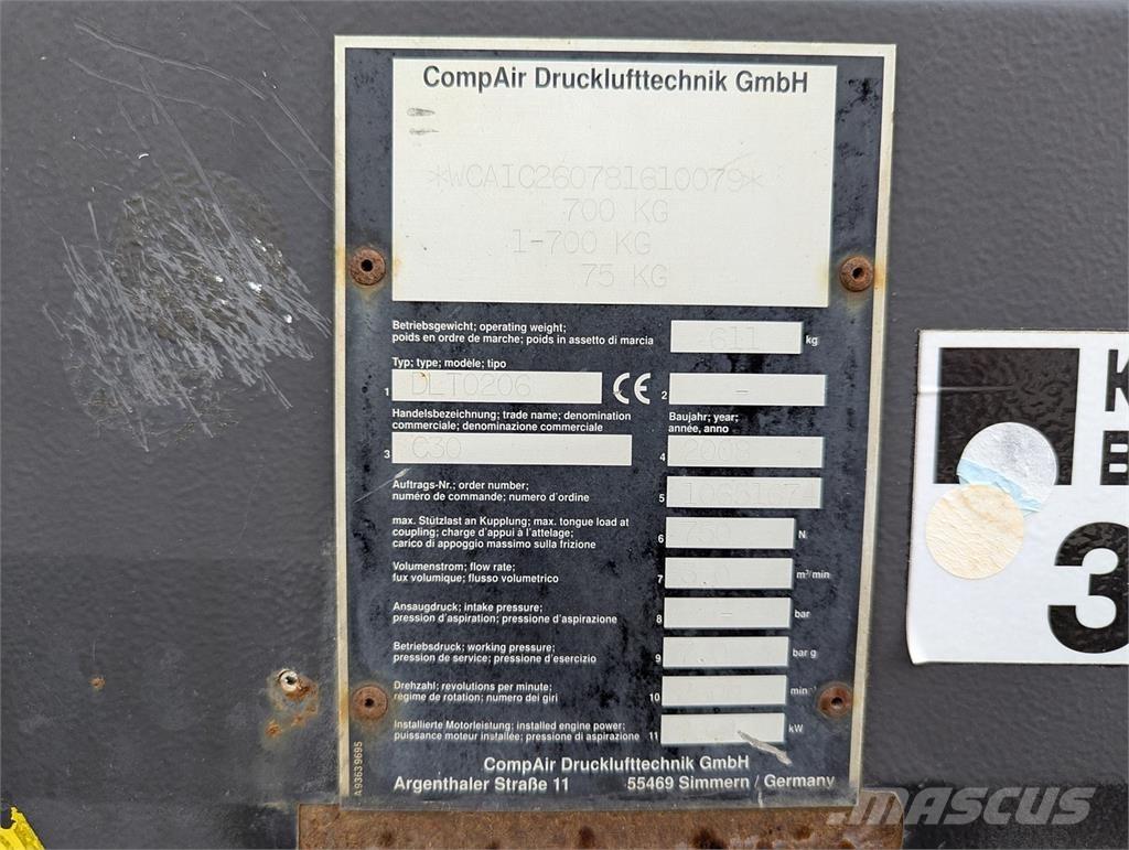 Compair C 30 Kompresoriai