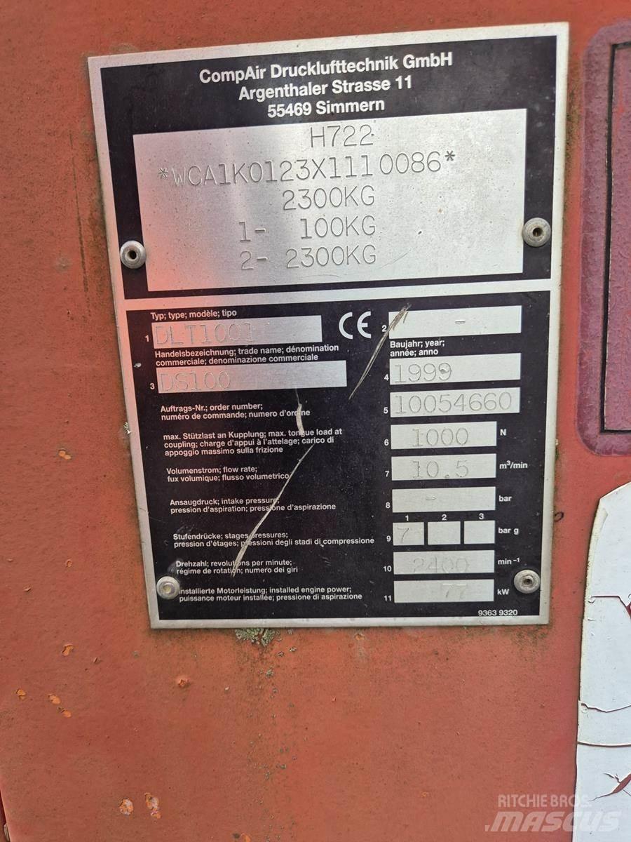 Compair DS100 Kompresoriai