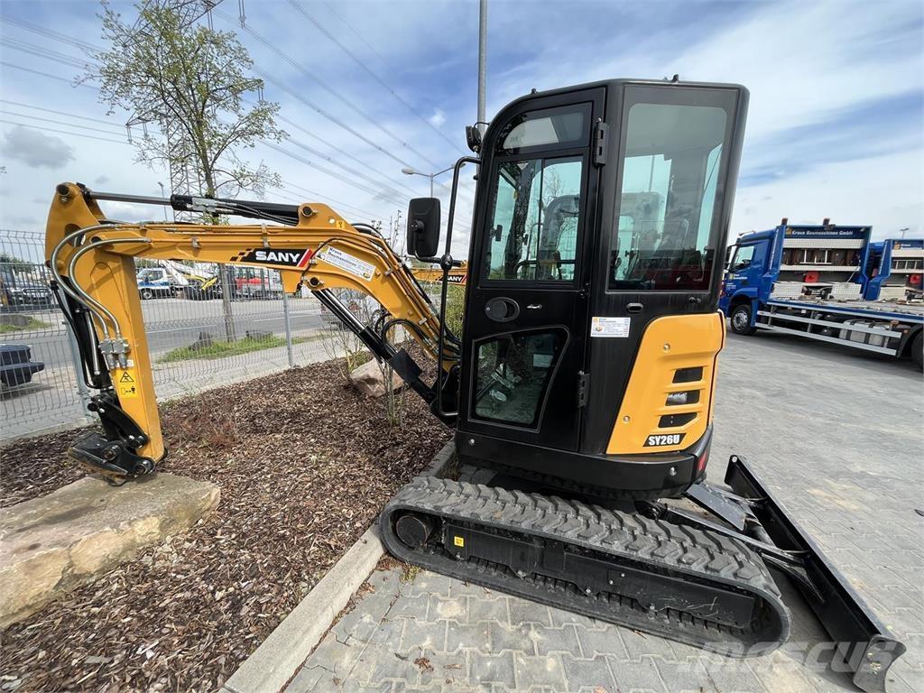 Sany SY 26 U Mini ekskavatoriai < 7 t