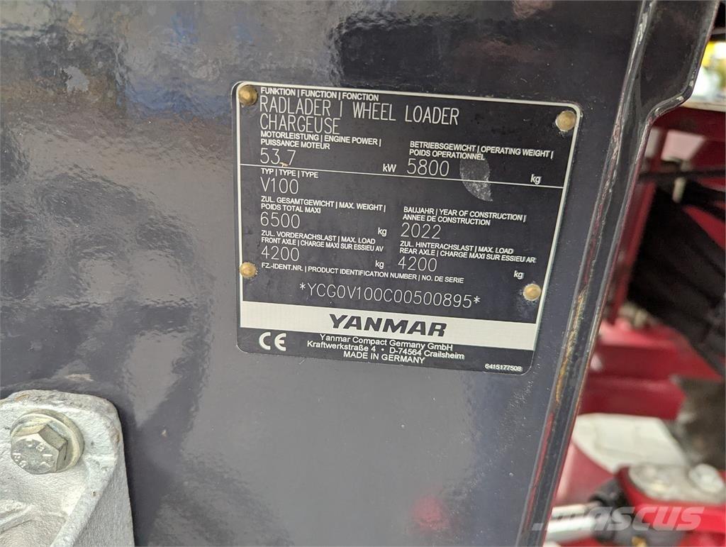 Yanmar V100 Naudoti ratiniai krautuvai