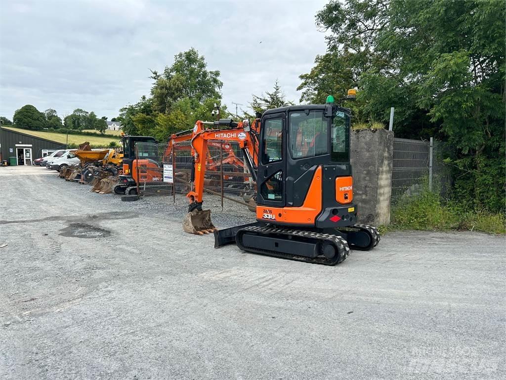 Hitachi Zx33U-5 Vikšriniai ekskavatoriai