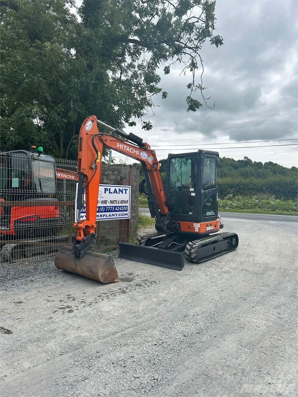 Hitachi ZX38U-6 Vikšriniai ekskavatoriai