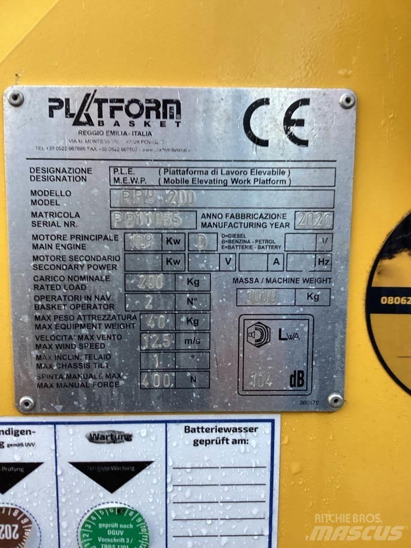 Platform Basket RR9-200 Krovimas/Kėlimas - Kita