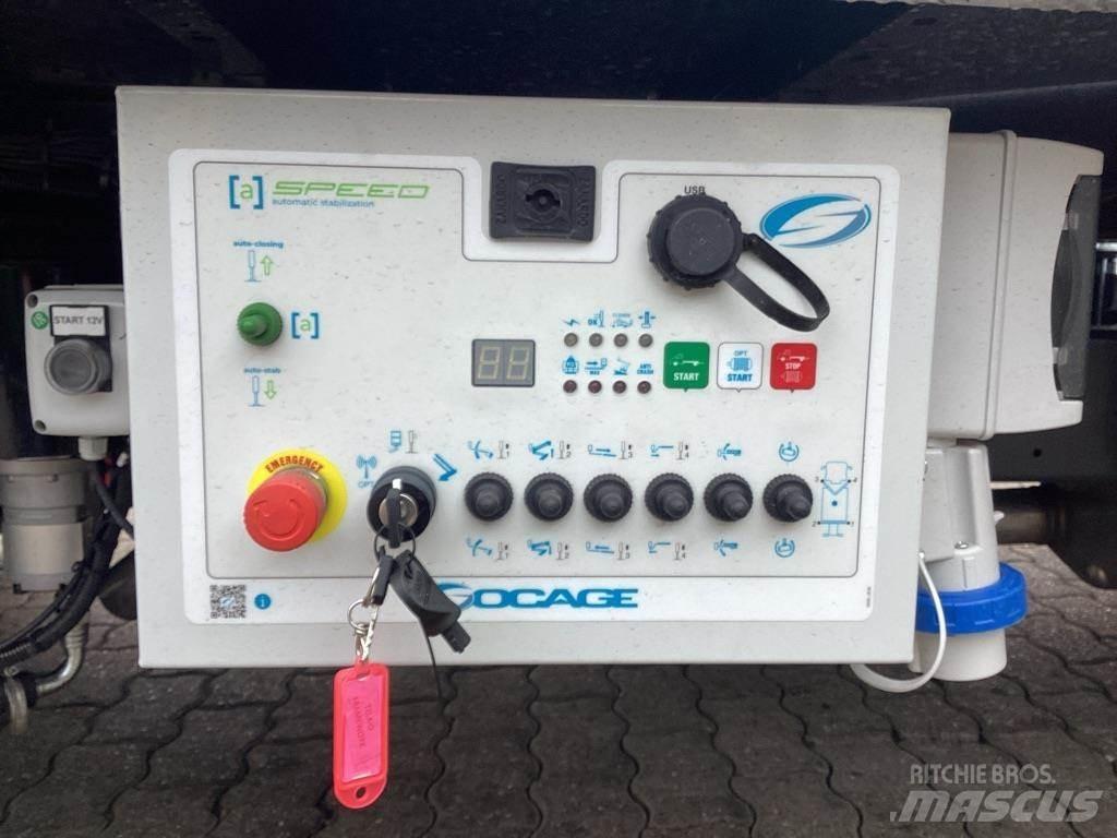 Socage 20D-Speed Ant vilkikų montuojamos kėlimo platformos