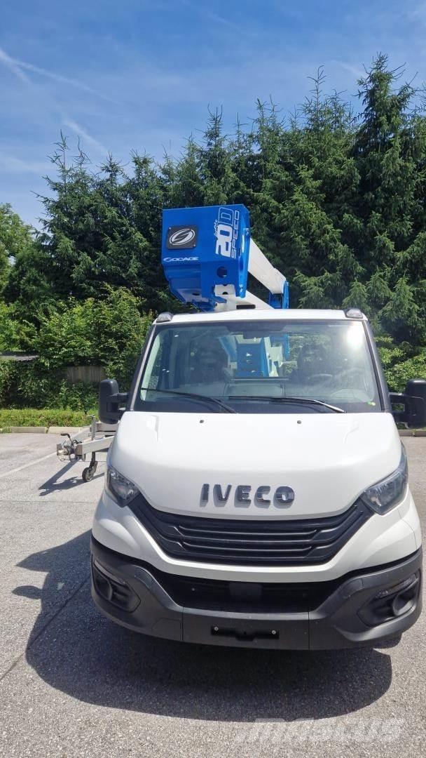 Socage 20D-Speed Ant vilkikų montuojamos kėlimo platformos