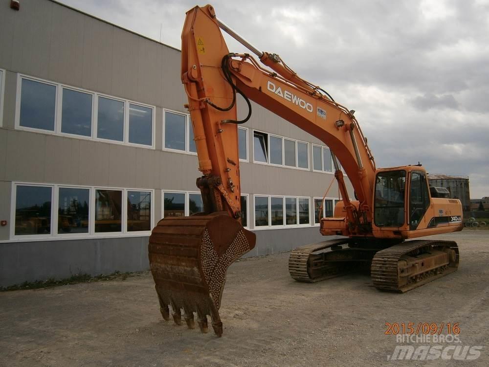 Daewoo SOLAR 340LCV Vikšriniai ekskavatoriai