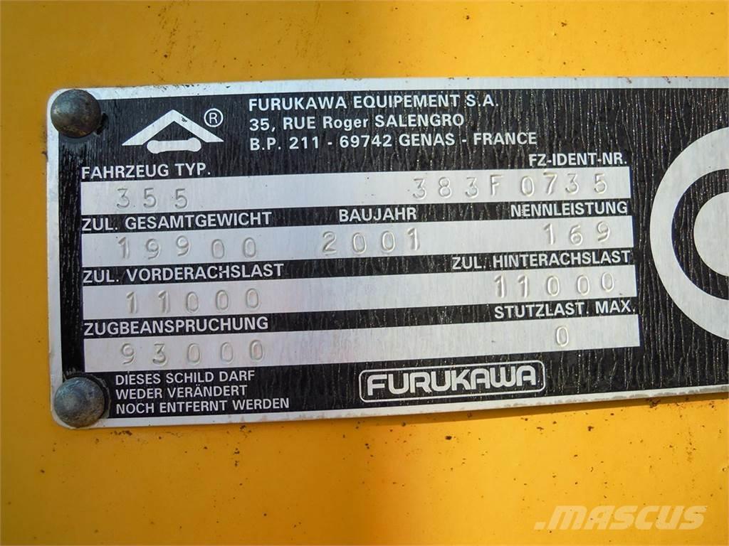 Furukawa 355-II Naudoti ratiniai krautuvai