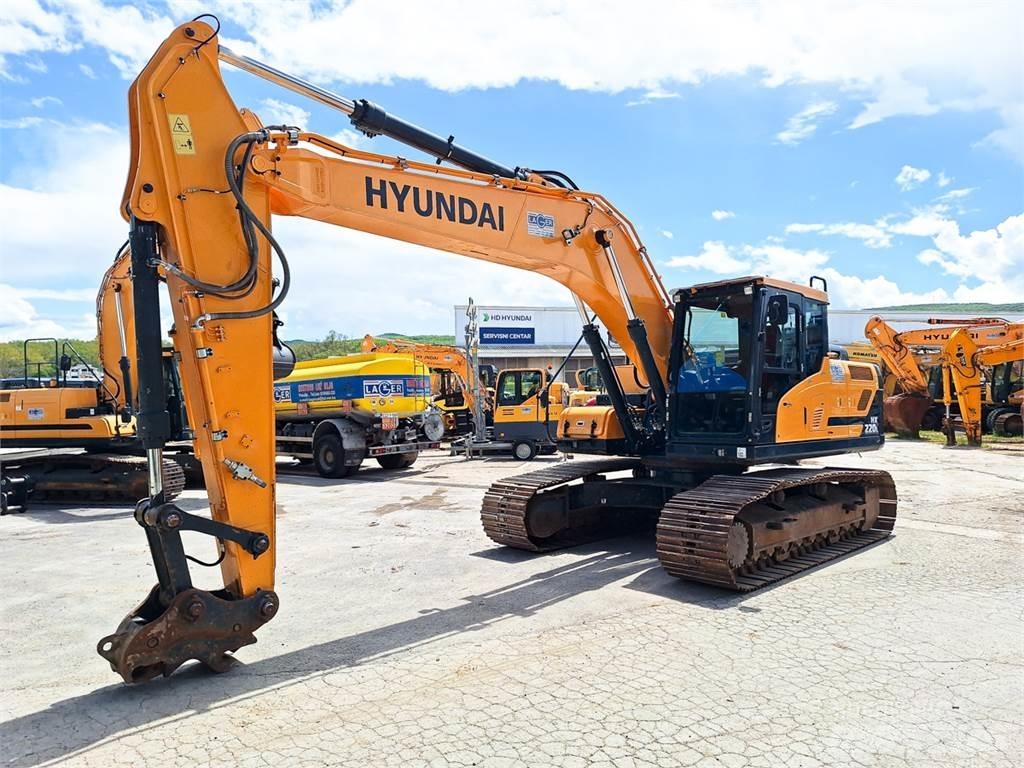 Hyundai HX220L Vikšriniai ekskavatoriai