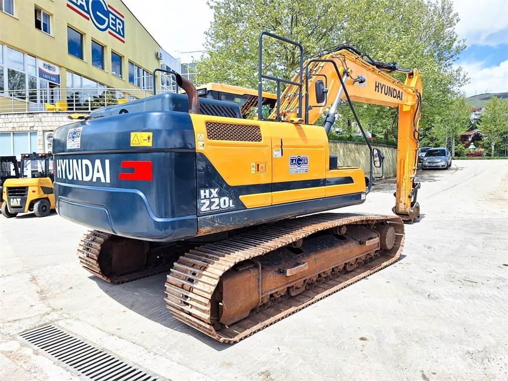 Hyundai HX220L Vikšriniai ekskavatoriai