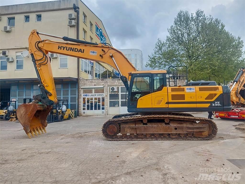 Hyundai HX330L Vikšriniai ekskavatoriai