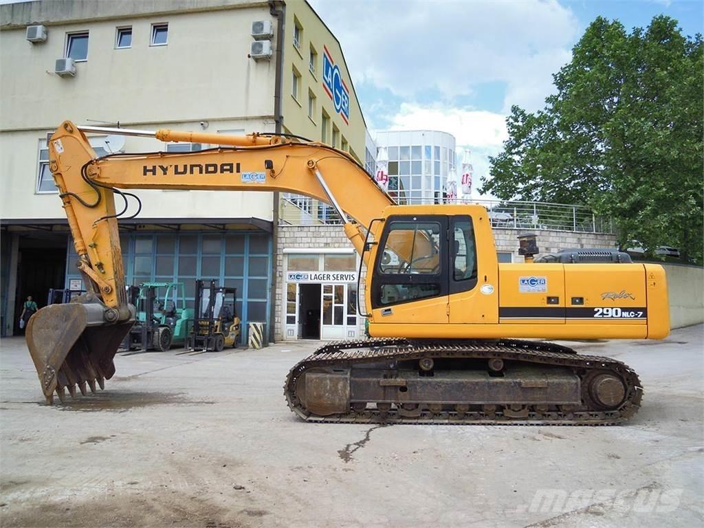Hyundai R290NLC-7 Vikšriniai ekskavatoriai