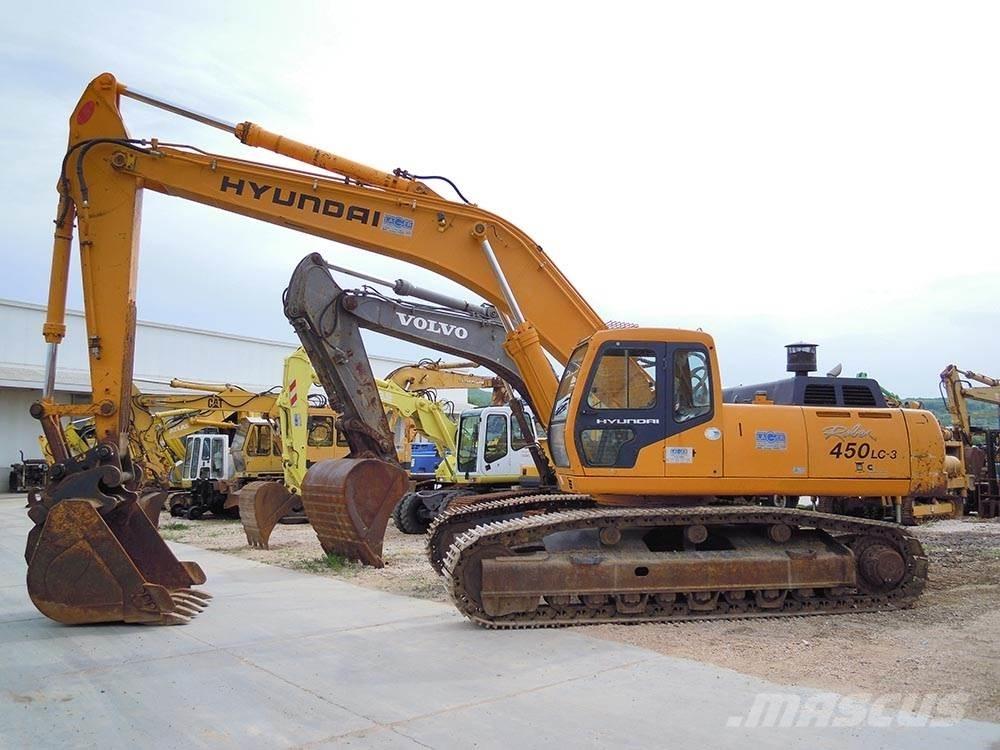 Hyundai R450LC-3 Vikšriniai ekskavatoriai