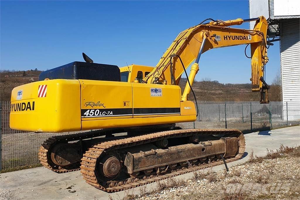 Hyundai R450LC-7A Vikšriniai ekskavatoriai