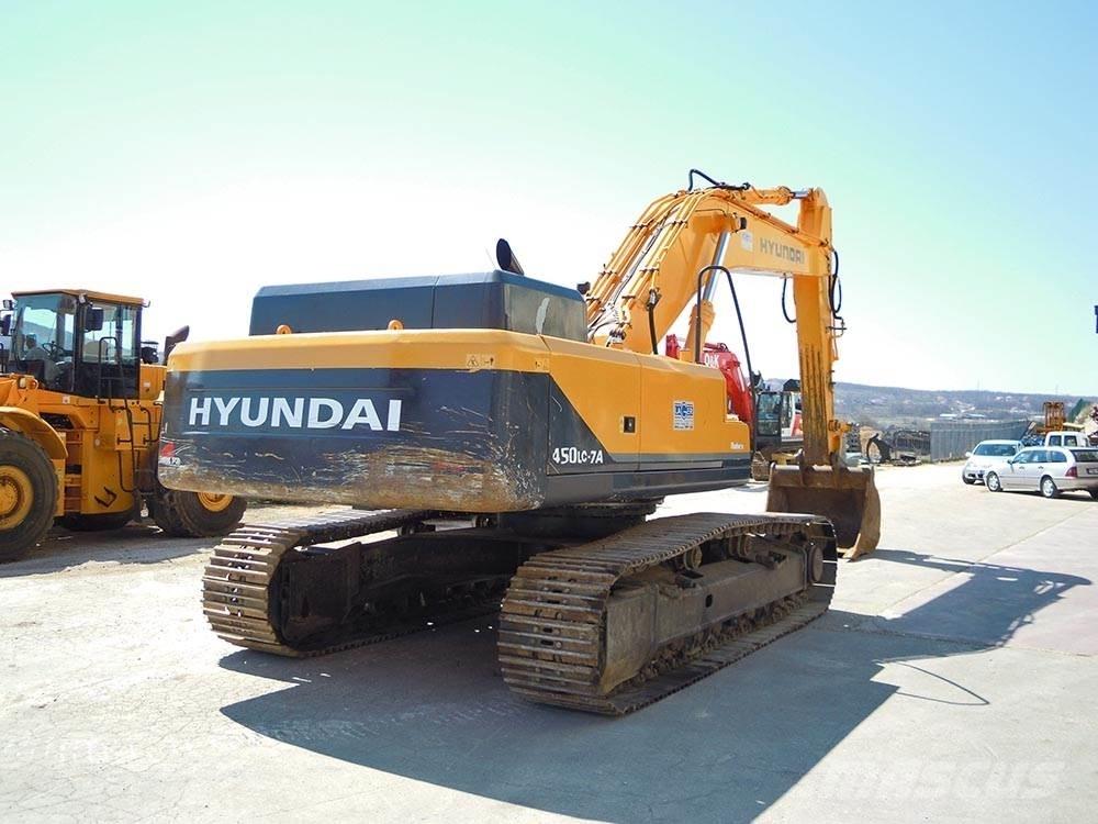 Hyundai R450LC-7A Vikšriniai ekskavatoriai
