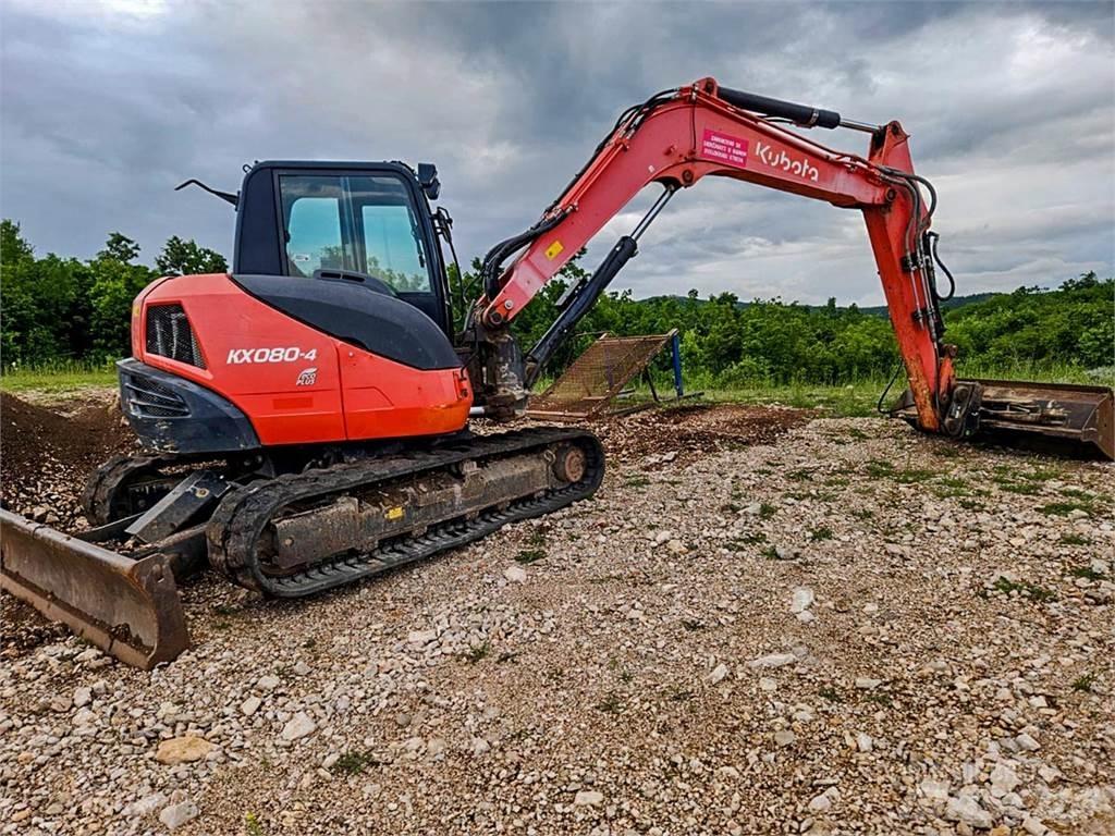 Kubota KX080-4 Mini ekskavatoriai < 7 t