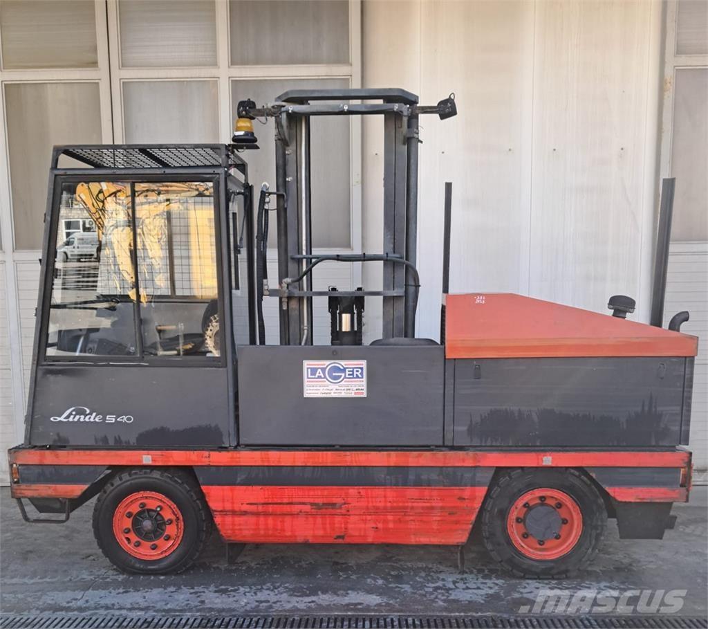Linde S40 Krautuvai su pakrovimu iš šonų