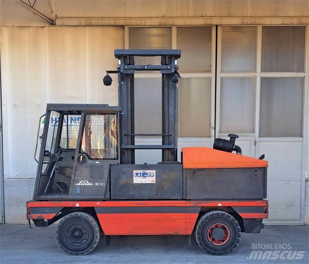 Linde S50 Krautuvai su pakrovimu iš šonų