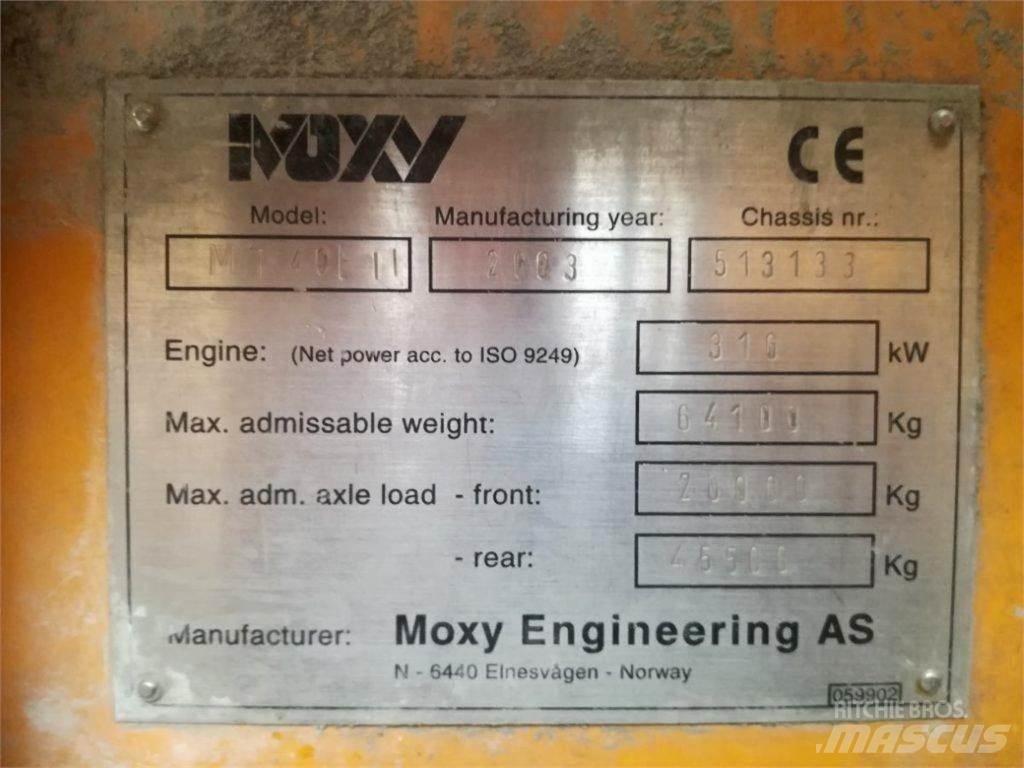 Moxy MT 40B Karjeriniai savivarčiai