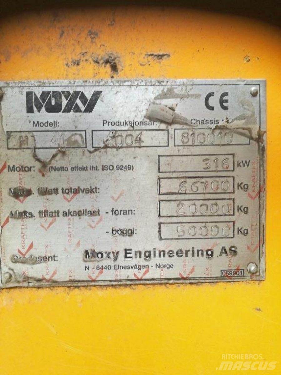 Moxy MT 41 Karjeriniai savivarčiai