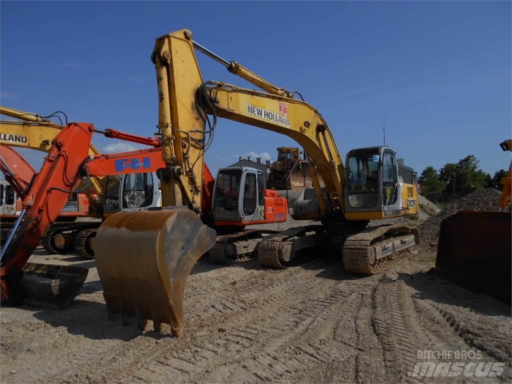 New Holland E 305EL Vikšriniai ekskavatoriai