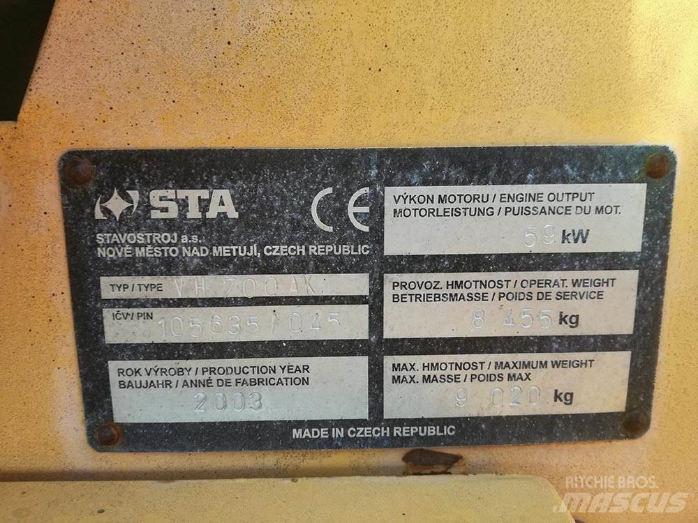 Stavostroj STA VH 700 AK Porinių būgnų volai