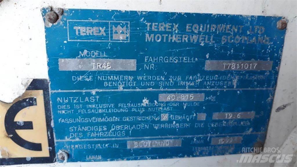 Terex TR45 Statybiniai savivarčiai sunkvežimiai