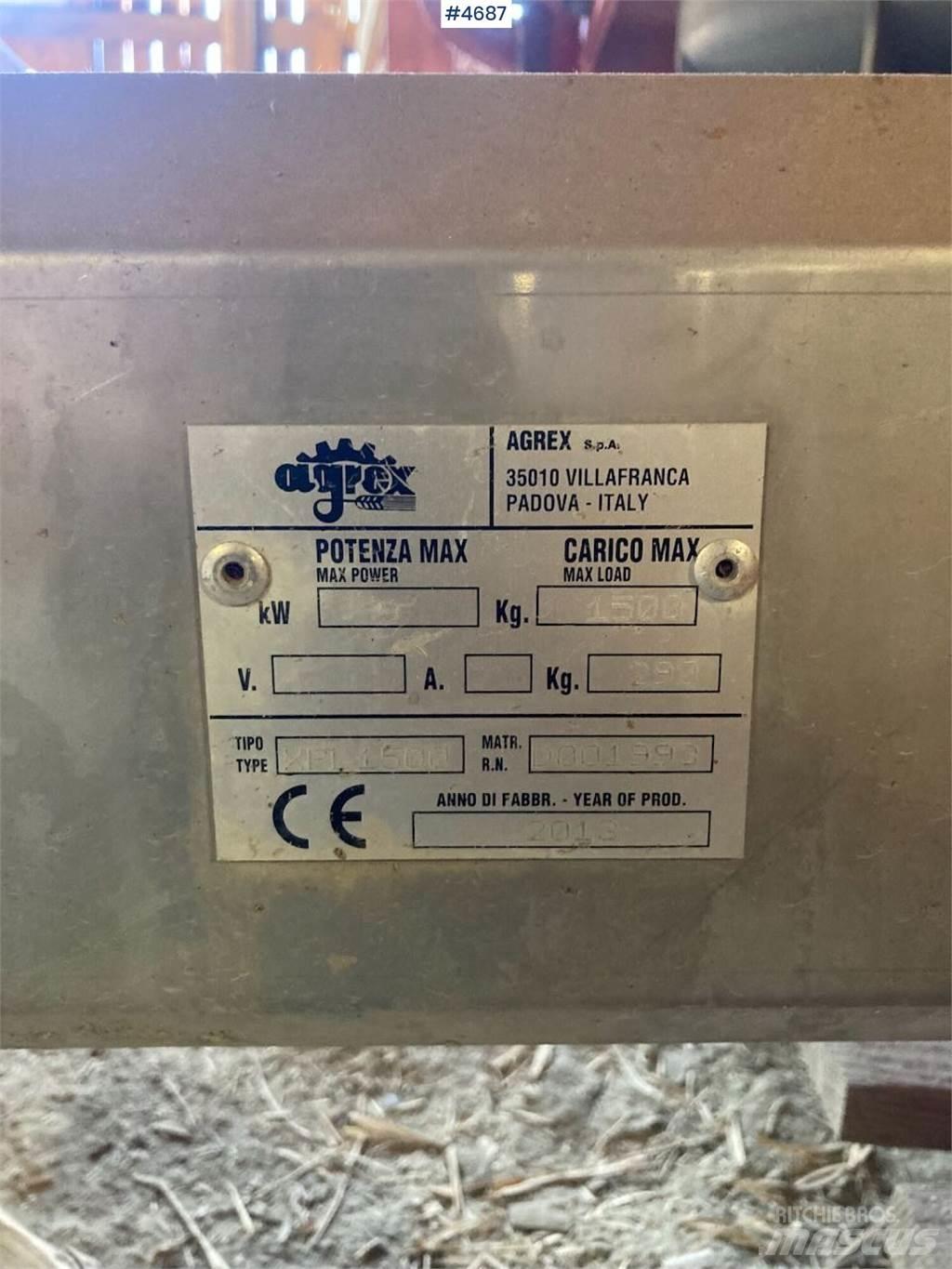 Agrex XP1 1500 Sėjimo technika