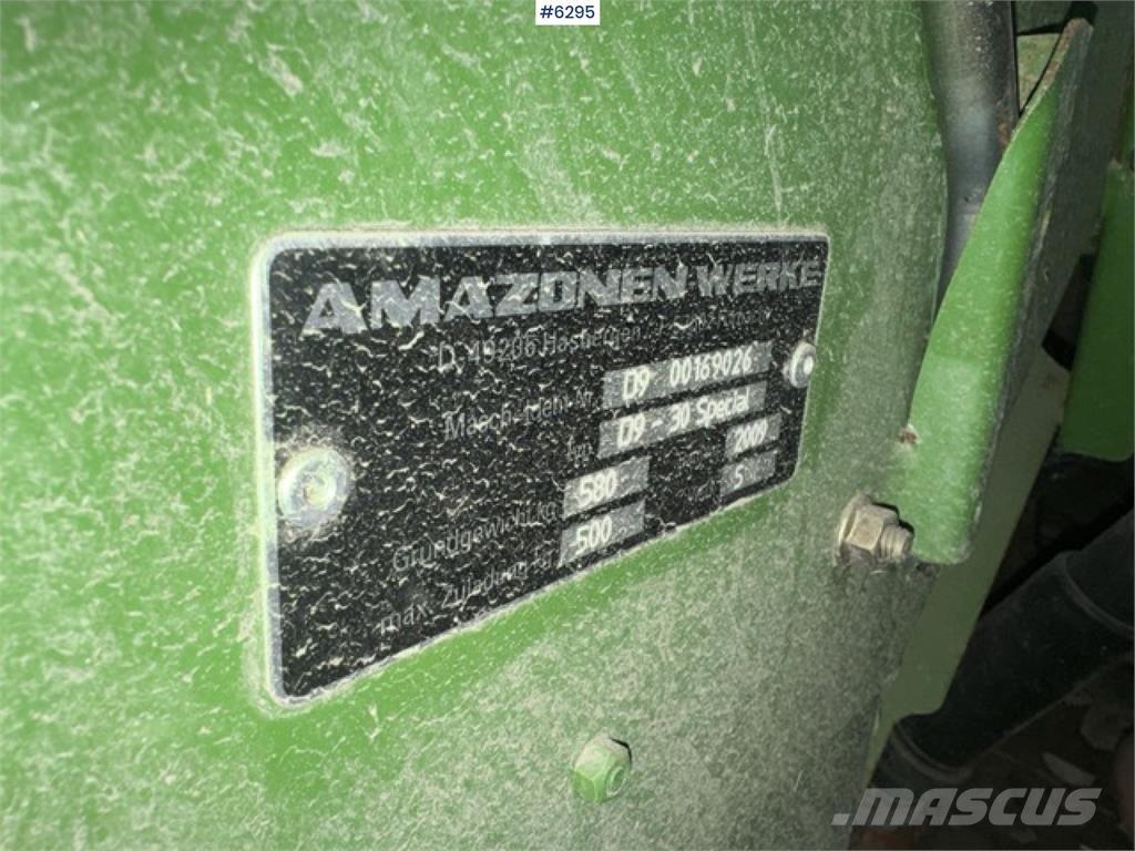 Amazone D9-30 Sėjimo technika