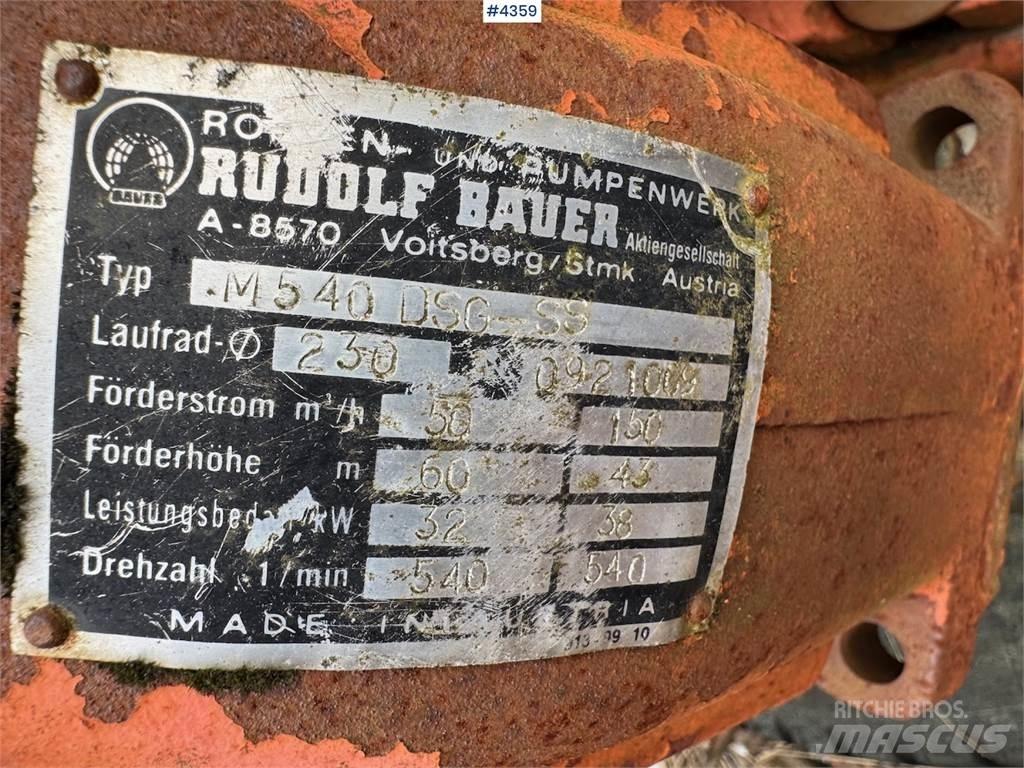 Bauer M540 Srutų cisternos