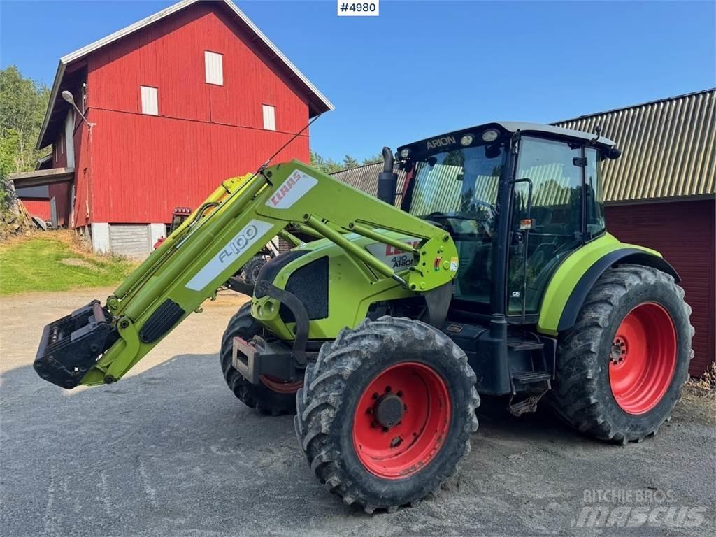 CLAAS Arion 430 Traktoriai