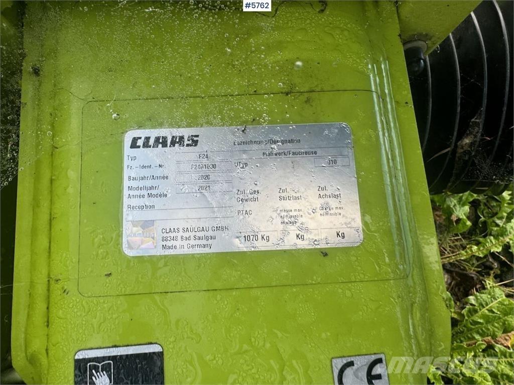 CLAAS Disco 280C Kiti derliaus nuėmimo įrengimai