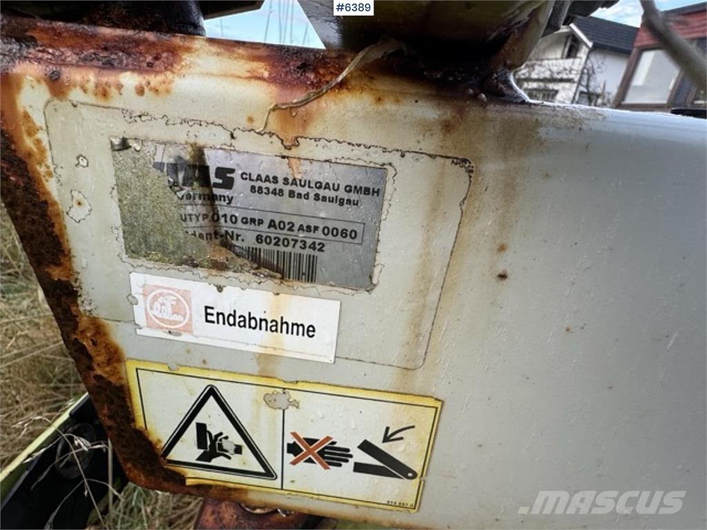 CLAAS Liner 470S Kiti derliaus nuėmimo įrengimai