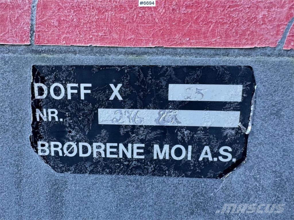  DOFF X25 Sėjimo technika