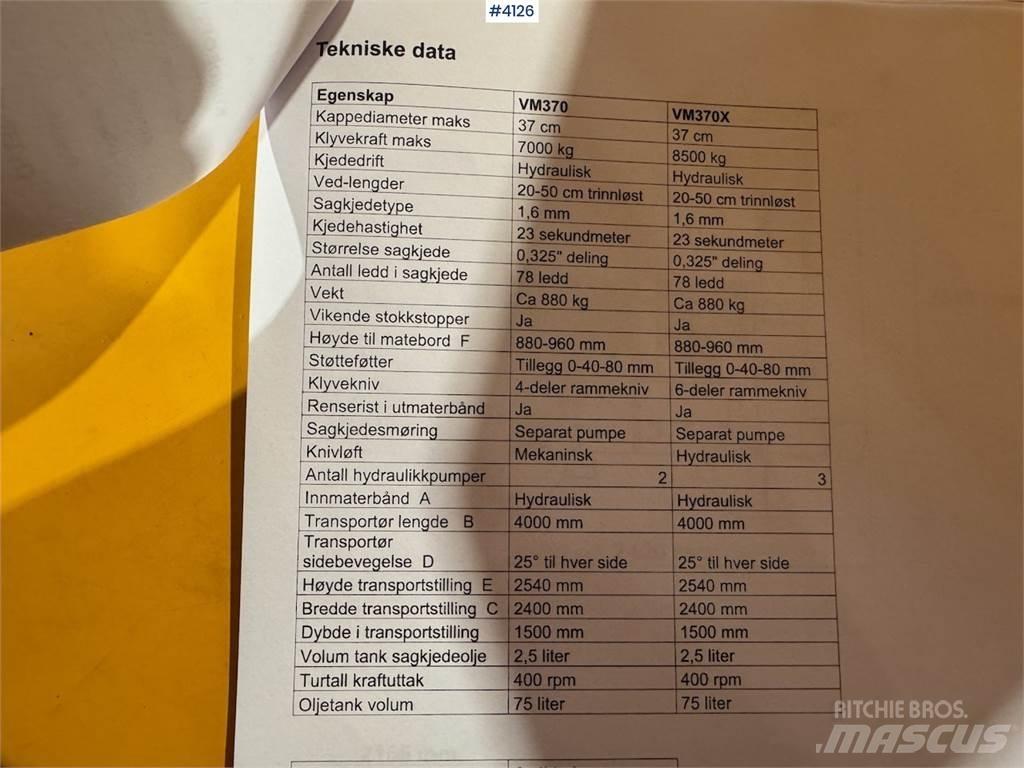 Duun VM370X Miško technika - Kita