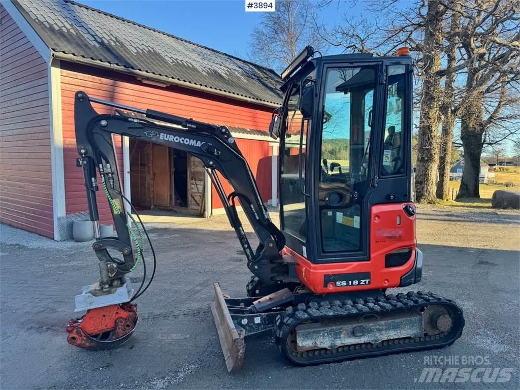 Euromach ES18ZT Vikšriniai ekskavatoriai