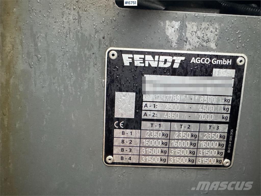 Fendt 313 Traktoriai