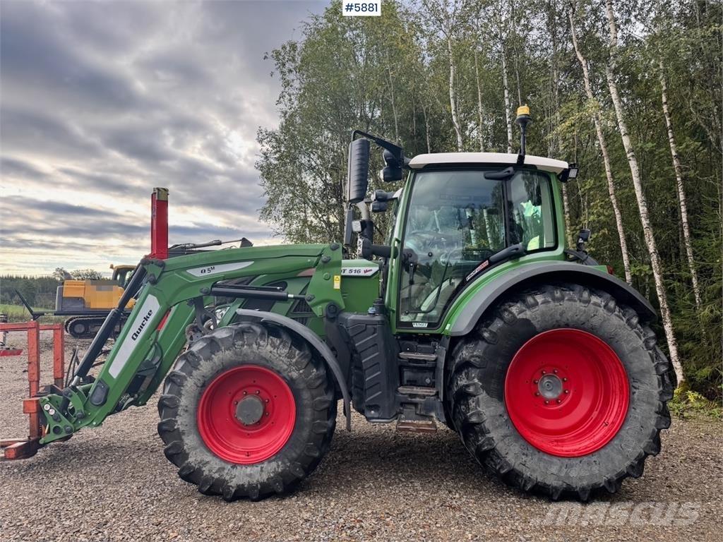 Fendt 516 Vario Traktoriai