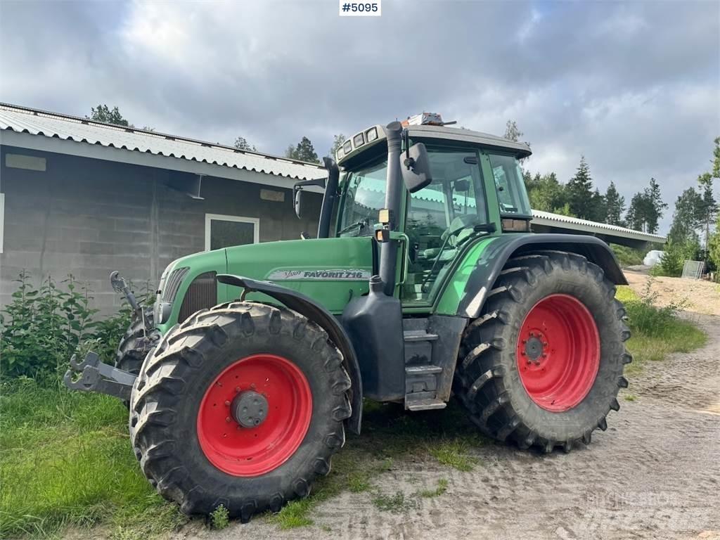 Fendt 716 Vario Traktoriai