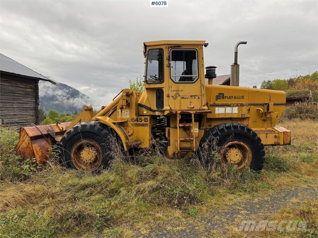 Fiat Allis 645-B Naudoti ratiniai krautuvai