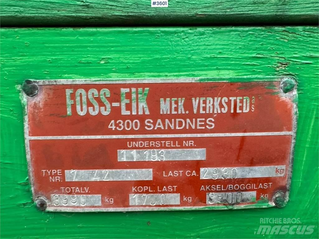 Foss-Eik 4T Grūdų vežimėliai