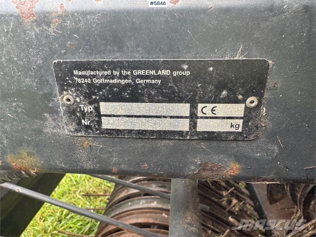 Greenland RF120 Kiti derliaus nuėmimo įrengimai