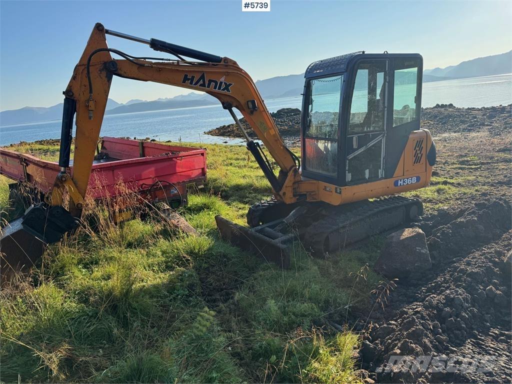 Hanix H36B Vikšriniai ekskavatoriai