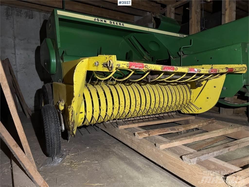 John Deere 332 A Kiti derliaus nuėmimo įrengimai