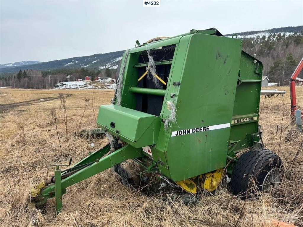 John Deere 545 Kiti derliaus nuėmimo įrengimai