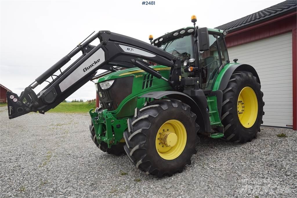 John Deere 6215R Traktoriai