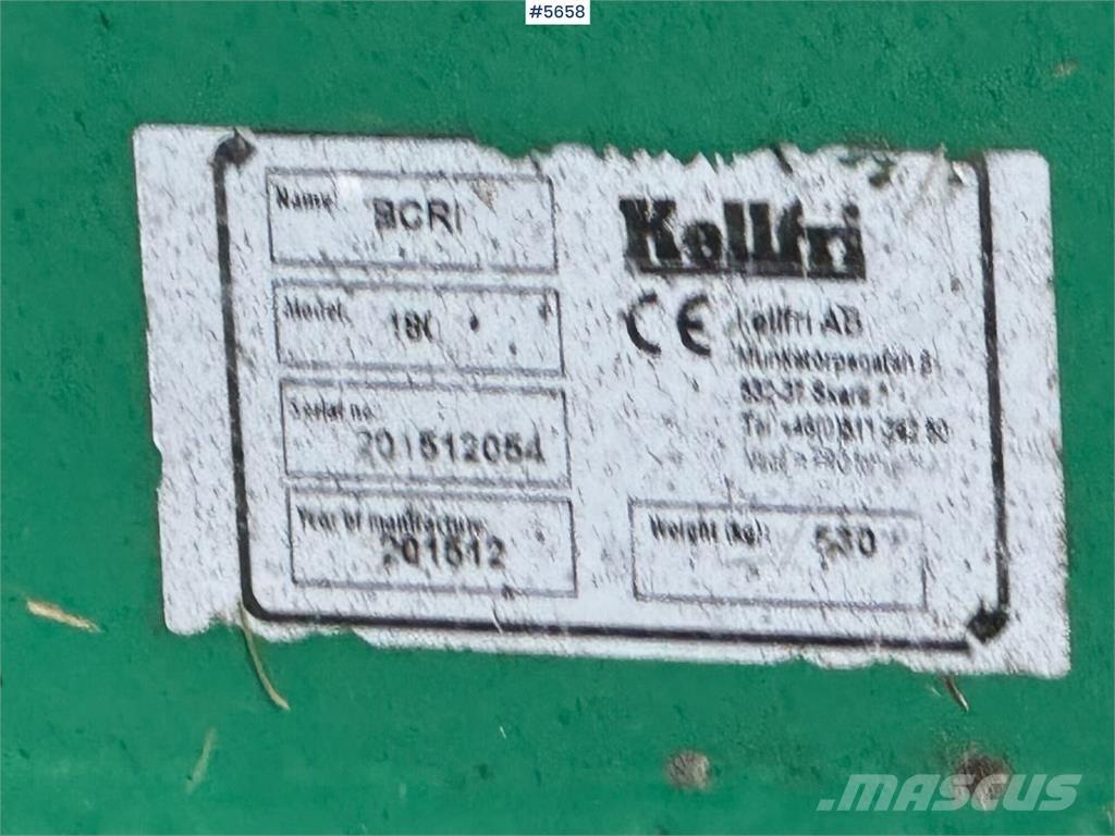 Kellfri BCRI 180 Kiti derliaus nuėmimo įrengimai