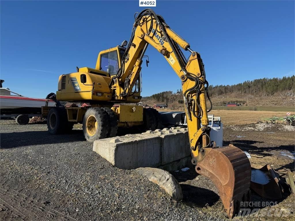 Komatsu PW 110R Vikšriniai ekskavatoriai