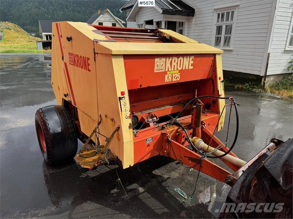 Krone KR 125 Kiti derliaus nuėmimo įrengimai