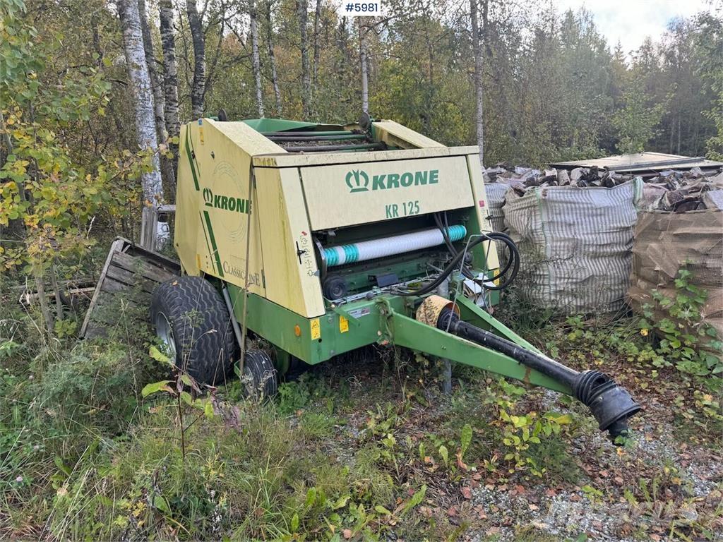 Krone KR 125 Kiti derliaus nuėmimo įrengimai