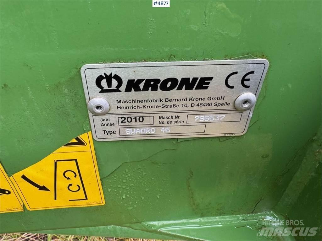 Krone Swadro 46 Kiti derliaus nuėmimo įrengimai